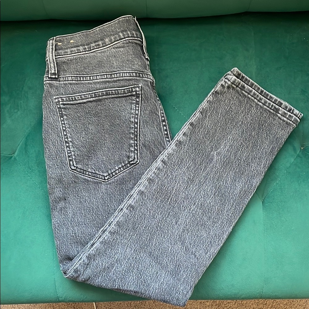 Madewell Perfect Vintage Faded Black/Gray Jeans in 26 Petite